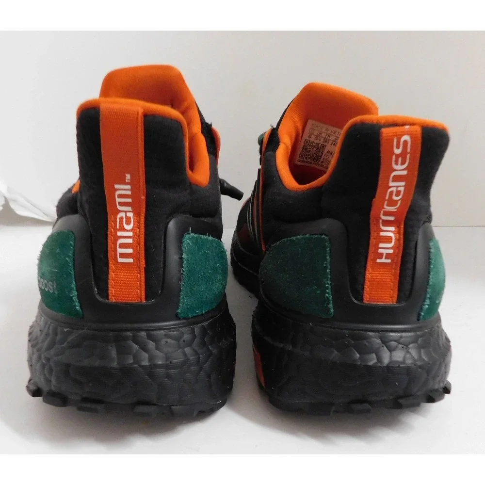 Adidas UltraBoost 1.0 x Miami Hurricanes Running Shoes IG5877 Men's Size 6